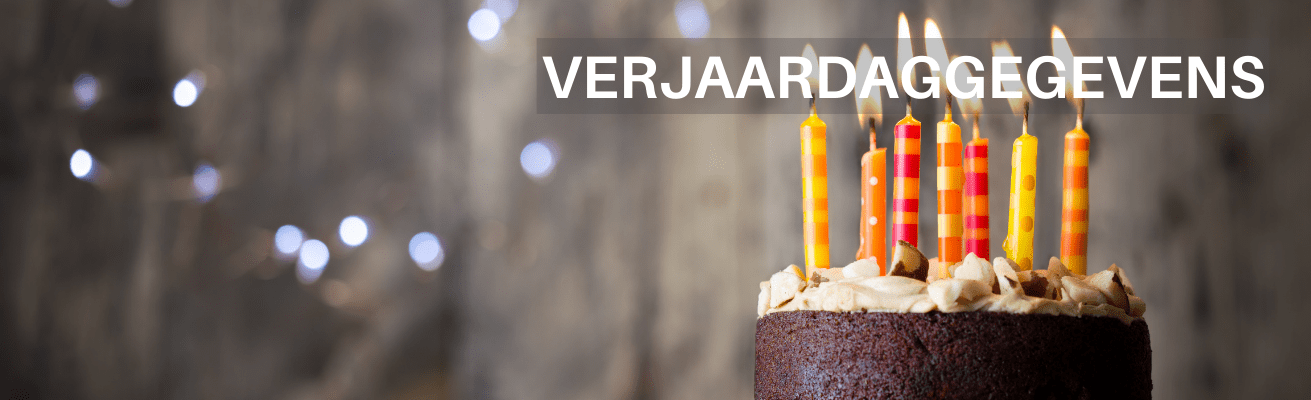 KOOP VERJAARDAGSGEGEVENS